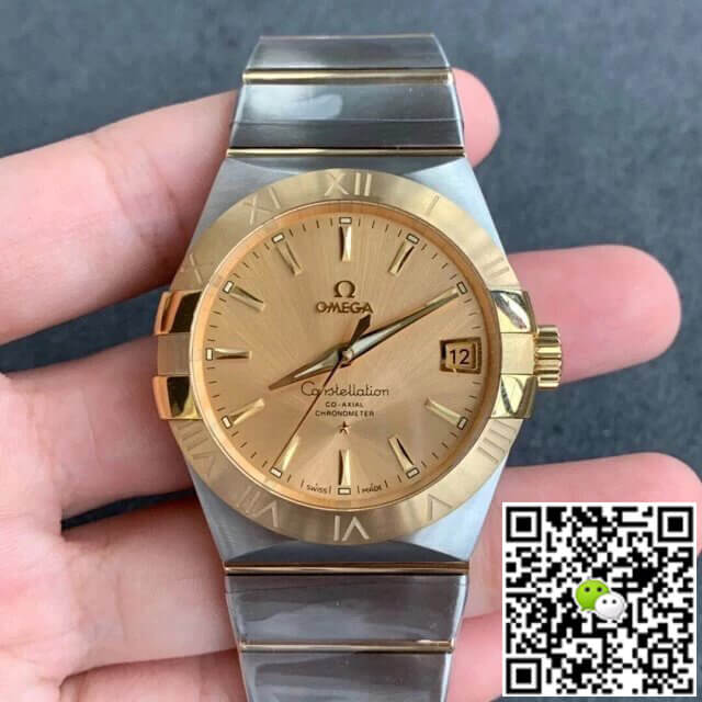 Omega Constellation 123.20.38.21.08.001 VS Factory Yellow Gold