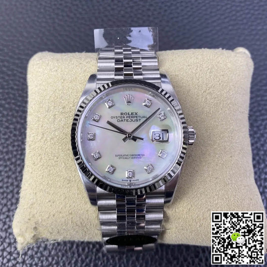 Rolex Datejust M126234-0019 36MM Clean Factory Mother-of-pearl Dial