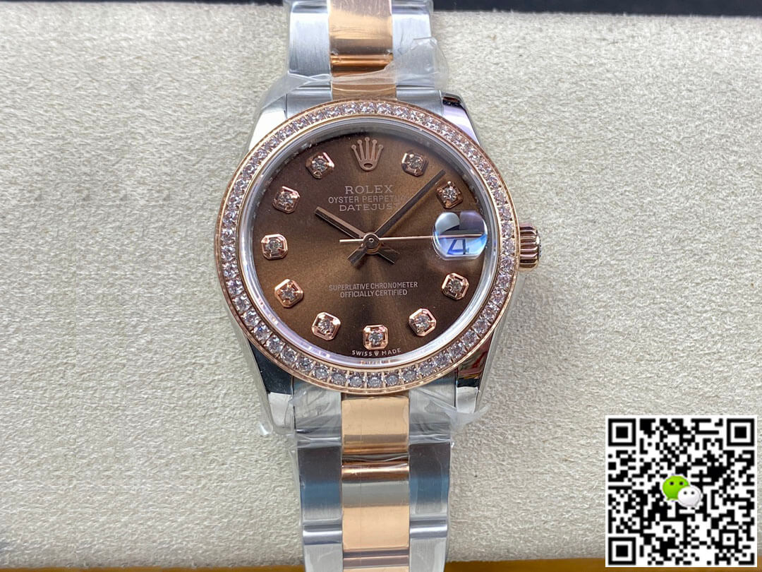 Rolex Datejust M278381RBR-0027 31MM EW Factory Diamond Bezel