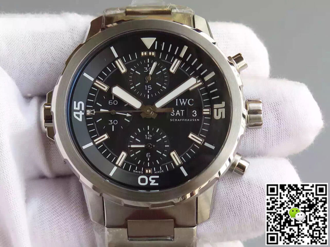 IWC Aquatimer IW376804 V6 Factory Black Dial