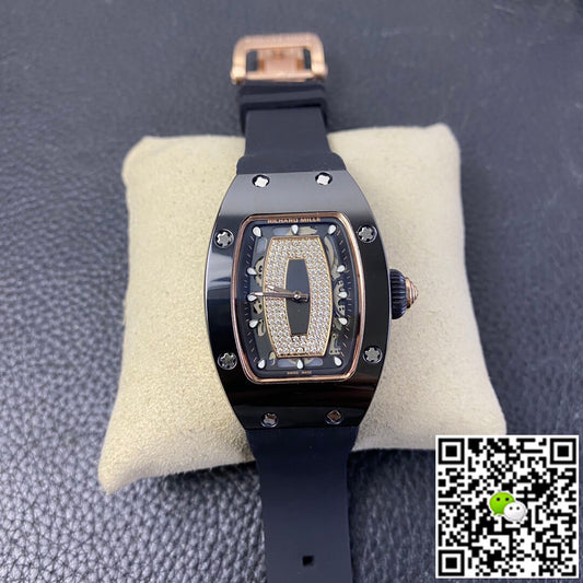Richard Mille RM 07-01 RM Factory Blue Ceramic Black Strap