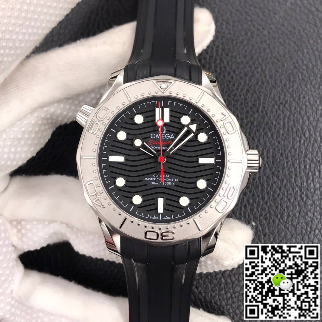 Omega Seamaster Diver 300M 210.32.42.20.01.002 VS Factory Rubber Strap