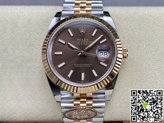 Rolex Datejust 41MM M126331-0002 Clean Factory Rose Gold