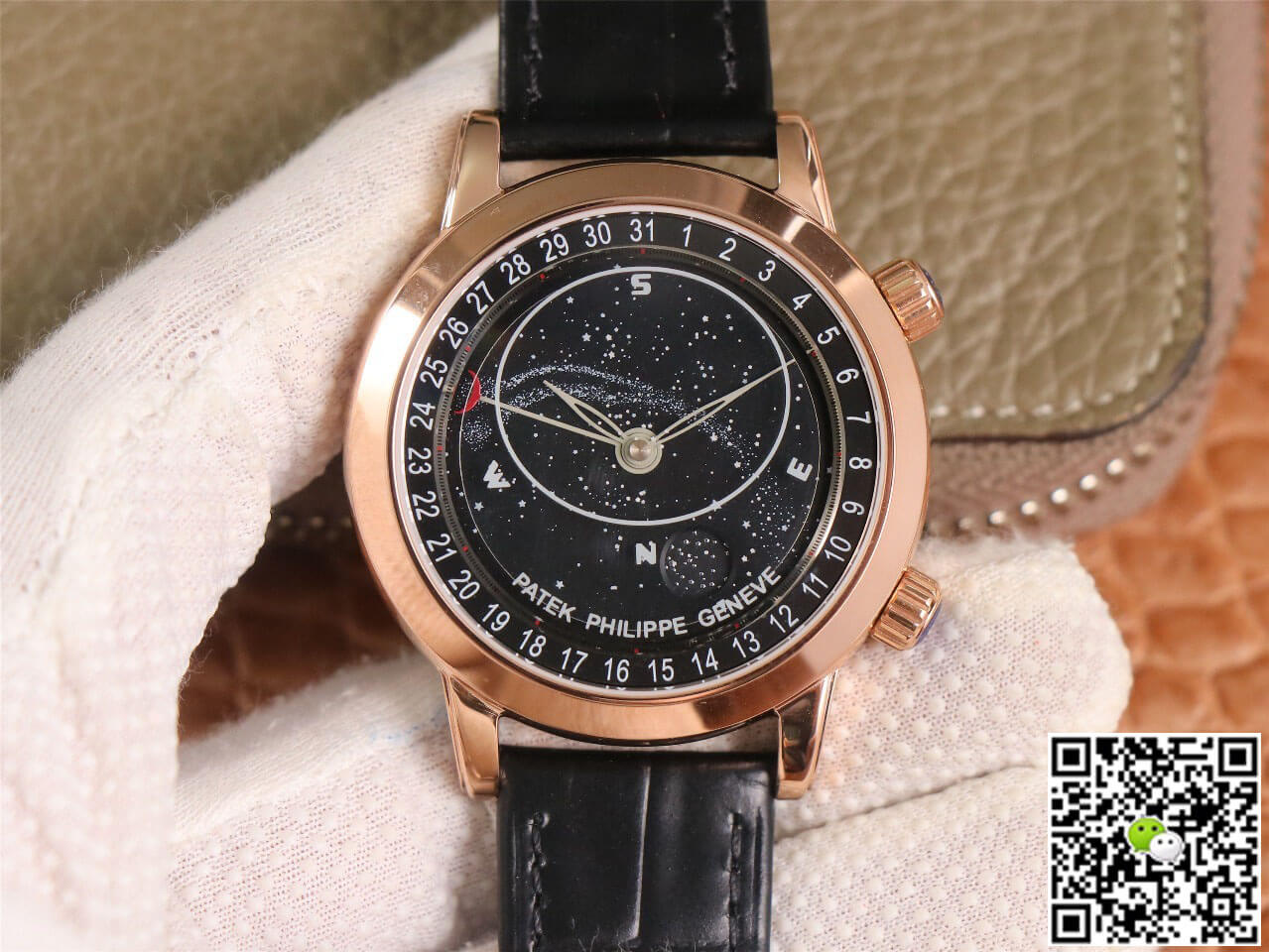 Patek Philippe Grand Complications 6102 TW Factory Rose Gold Black Dial