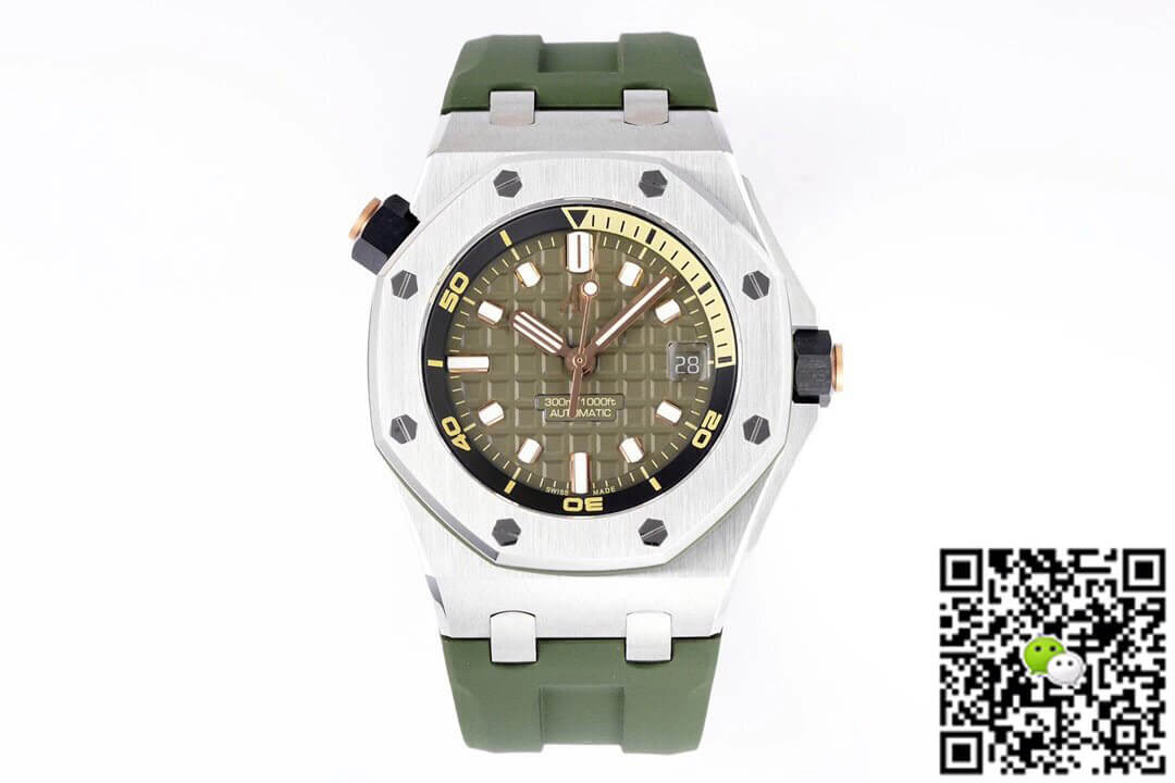 Audemars Piguet Royal Oak Offshore 15720ST.OO.A052CA.01 ZF Factory Green Strap