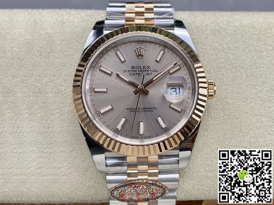 Rolex Datejust 41MM M126331-0010 Clean Factory Rose Gold