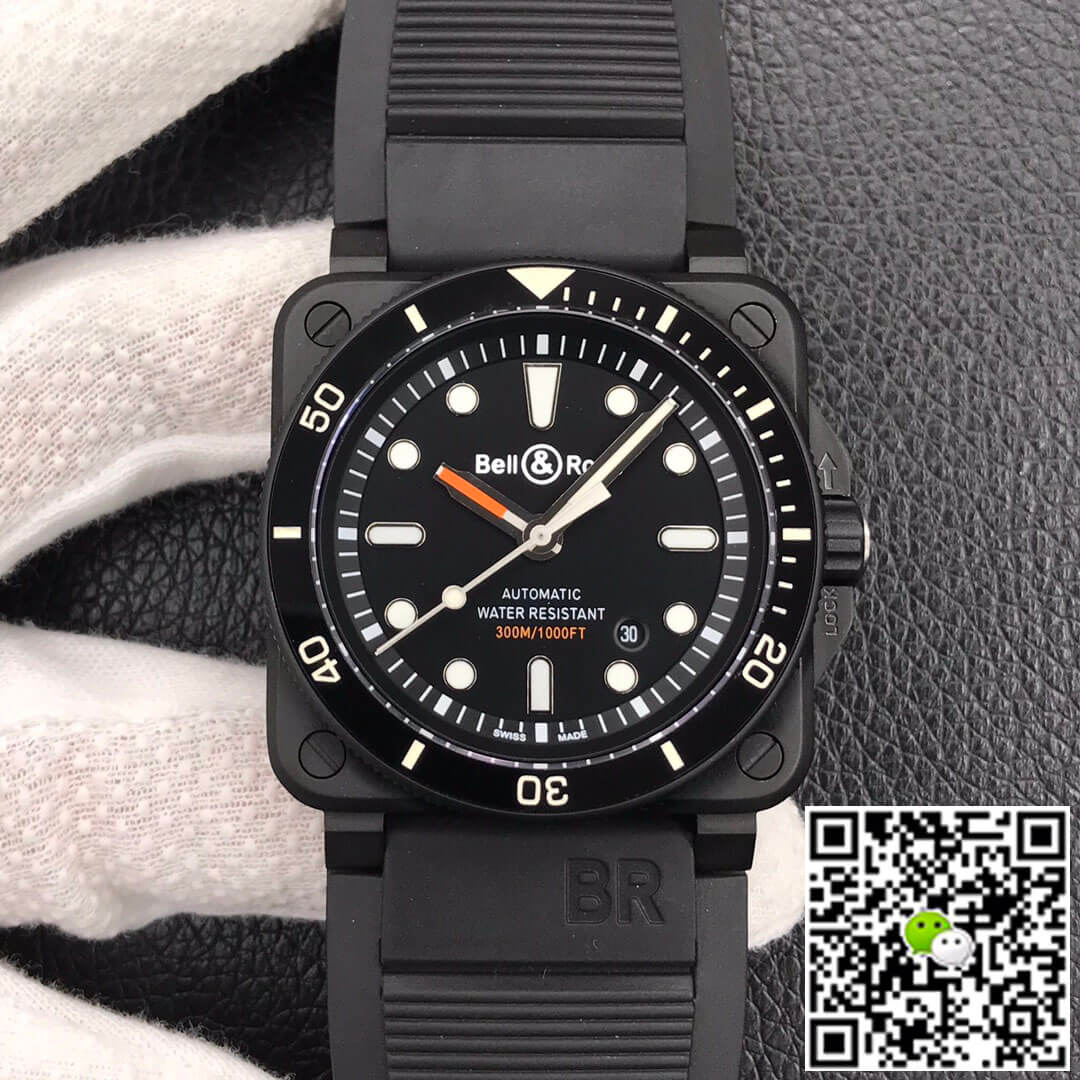 Bell & Ross BR0392-D-BL-CE/SRB Ceramic Case