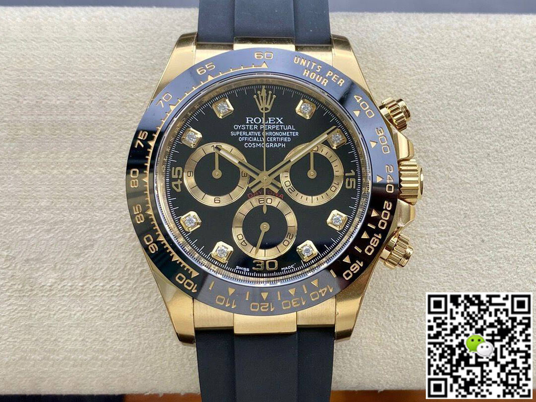 Rolex Cosmograph Daytona M116518ln-0078 Clean Factory Rubber Strap
