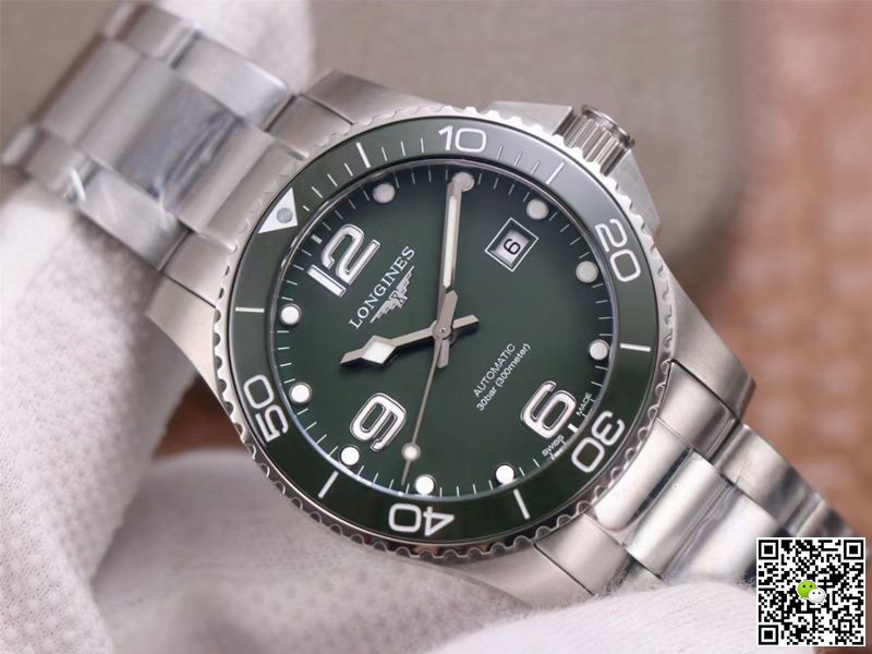 Longines Hydroconquest L3.781.4.06.6 ZF Factory Green Dial