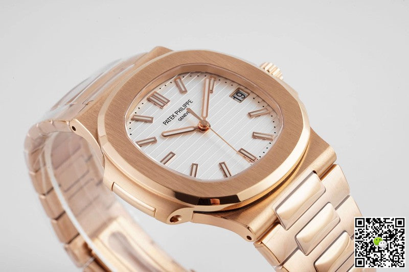 Patek Philippe Nautilus 5711/1R-001 PPF Factory V4 Rose Gold White Dial