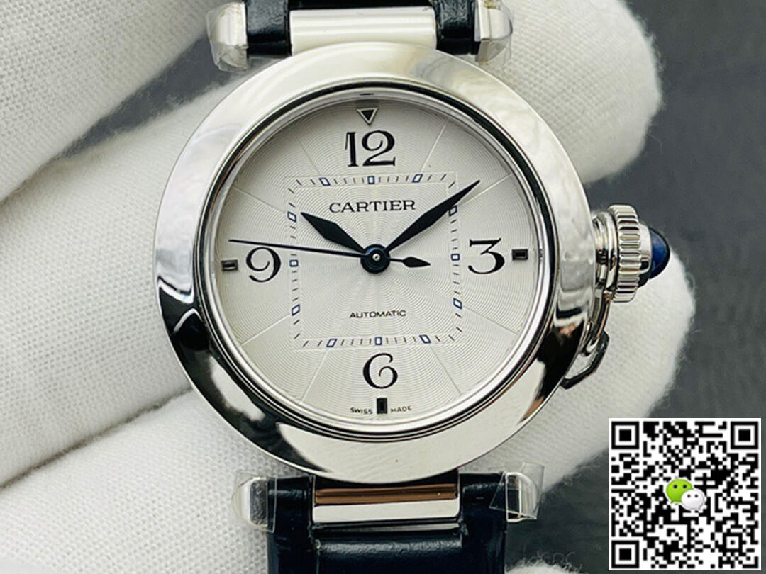 Cartier Pasha WSPA0012 35MM BV Factory Leather Strap