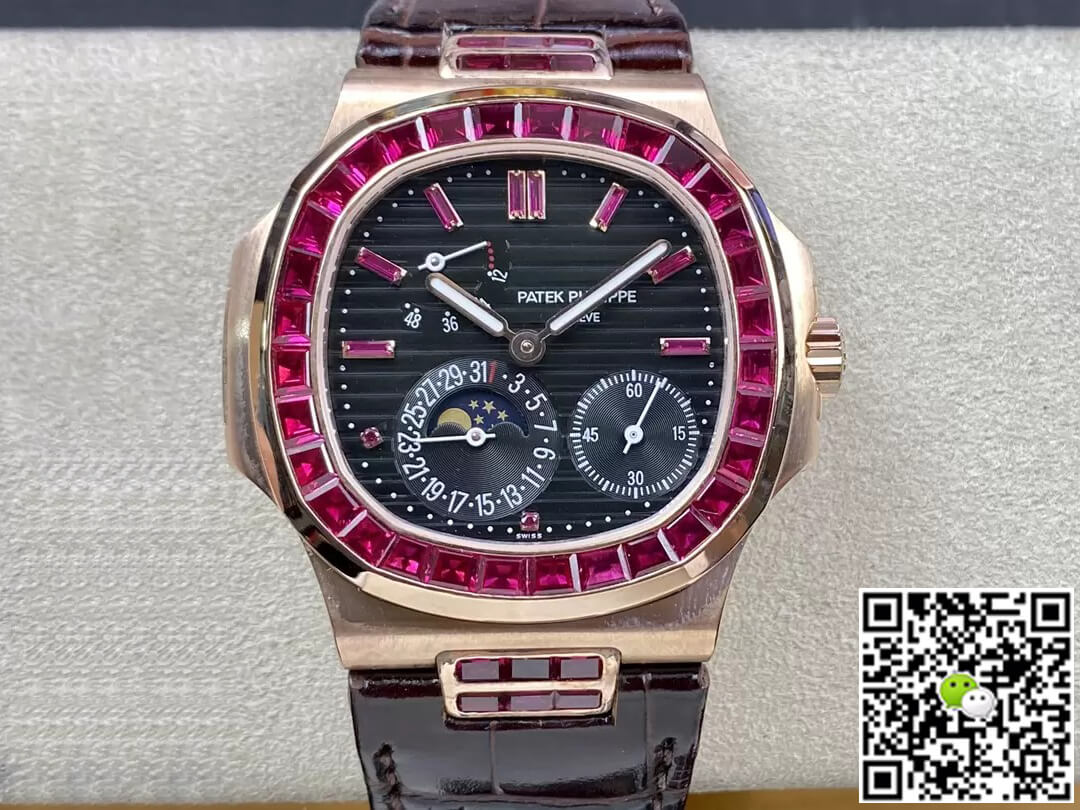 Patek Philippe Nautilus 5724 GR Factory Leather Strap
