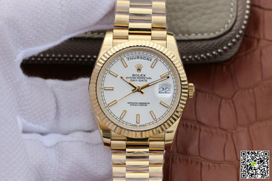 Rolex Day-Date M228238-0008 EW Factory Silver Dial