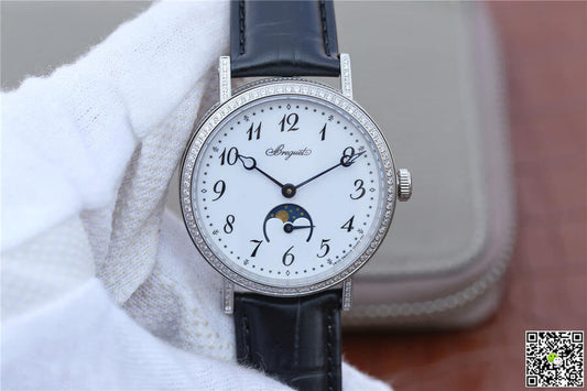 Breguet Classique Moonphase 9088BB/29/964/DD0D TW Factory White Dial
