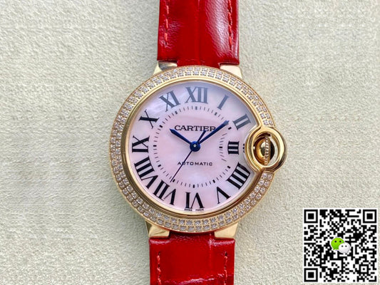 Ballon Bleu De Cartier 33MM WJBB0033 3K Factory Diamond Bezel