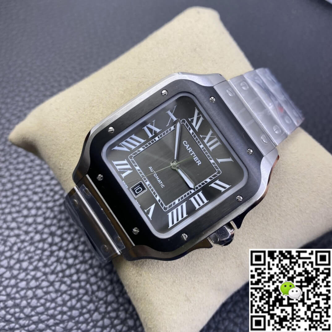 Cartier Santos WSSA0037 BV Factory Gray Dial