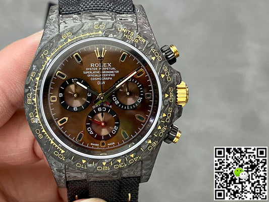 Rolex Daytona Cosmograph Noob Factory Diw Custom Version Brown Dial