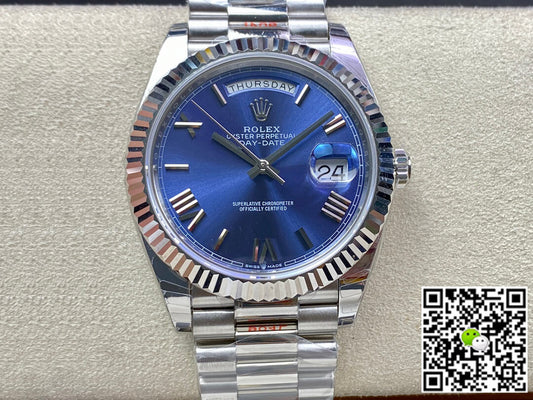 Rolex Day Date M228236-0007 EW Factory Blue Dial