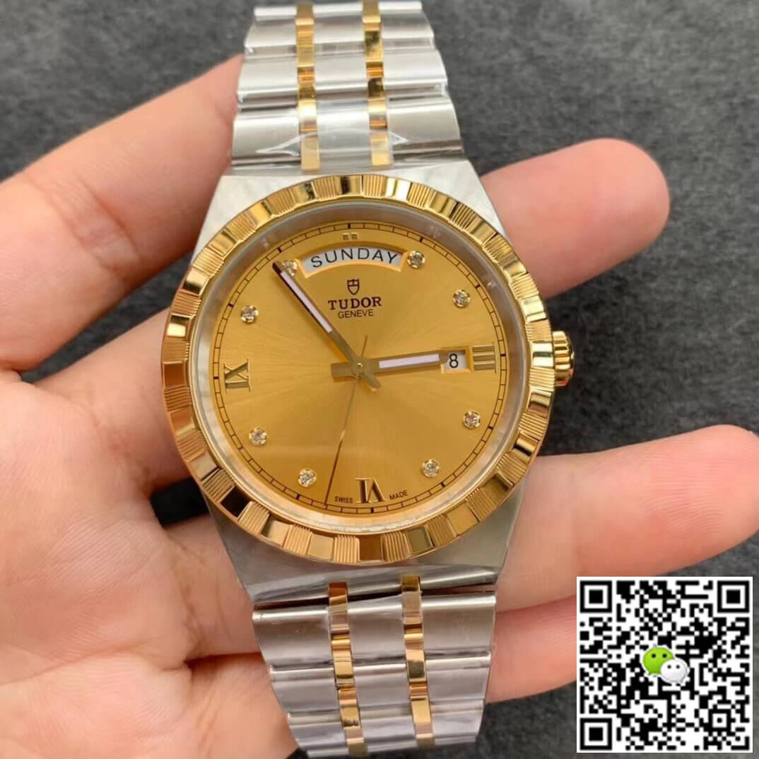 Tudor Royal M28603-0006 V7 Factory Champagne Dial