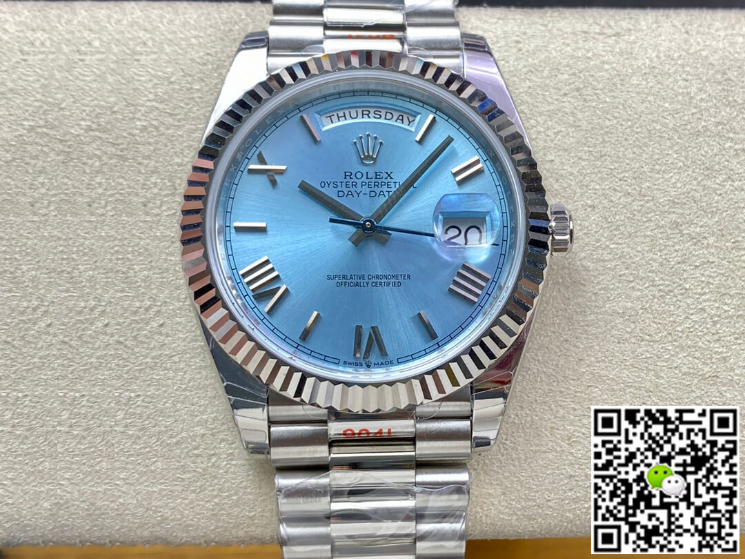 Rolex Day Date M228236-0012 EW Factory Blue Dial