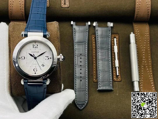 Cartier Pasha WSPA0010 41MM BV Factory Blue Strap