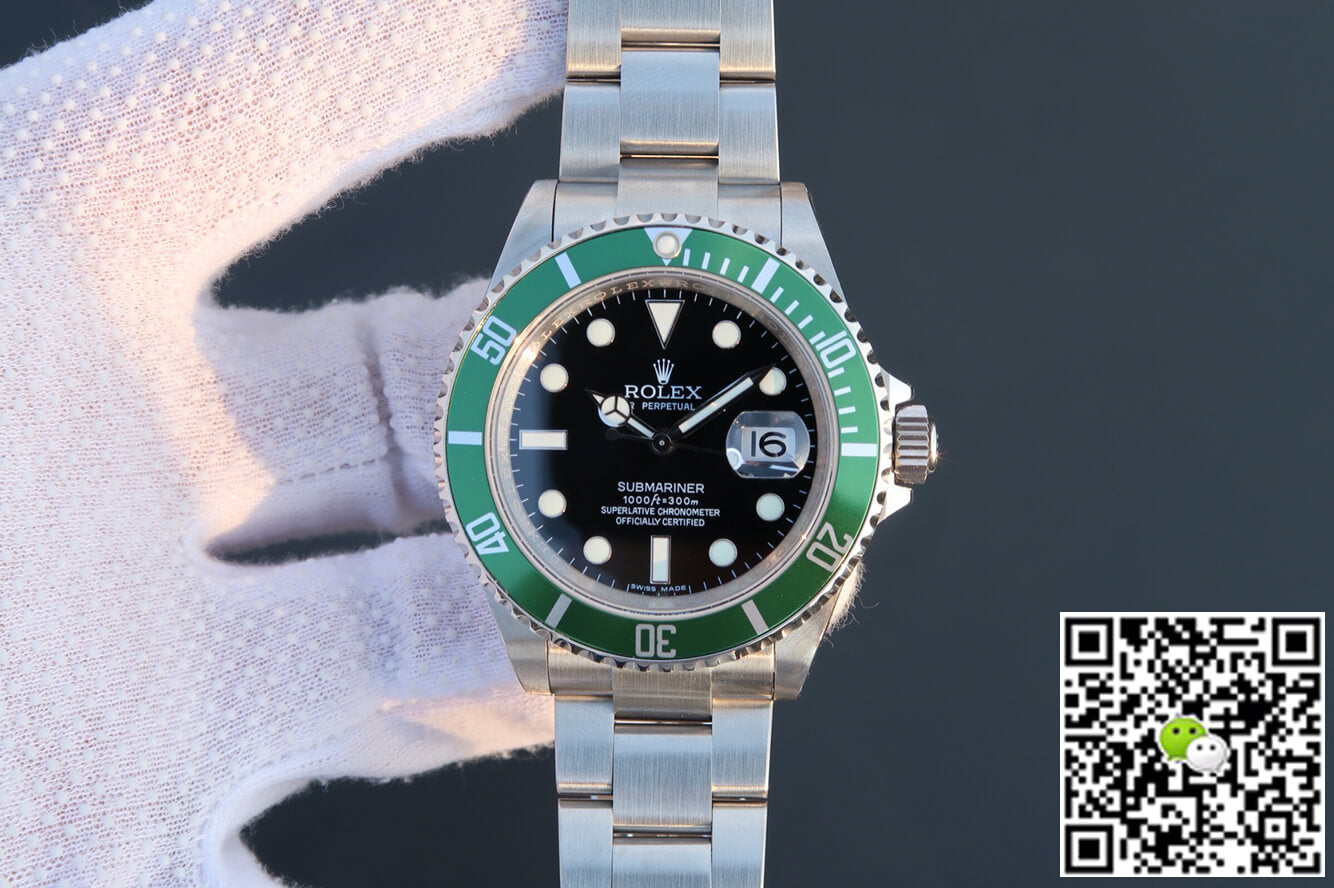 Rolex Submariner 16610LV-93250 JF Factory Green Bezel