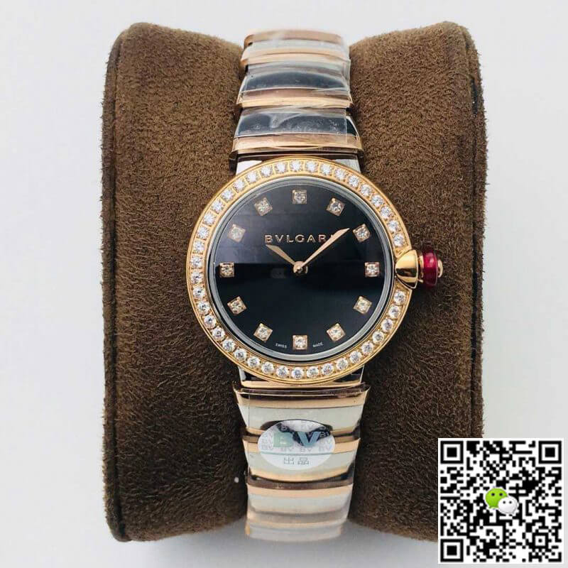 Bvlgari LVCEA BV Factory Rose Gold Black Dial