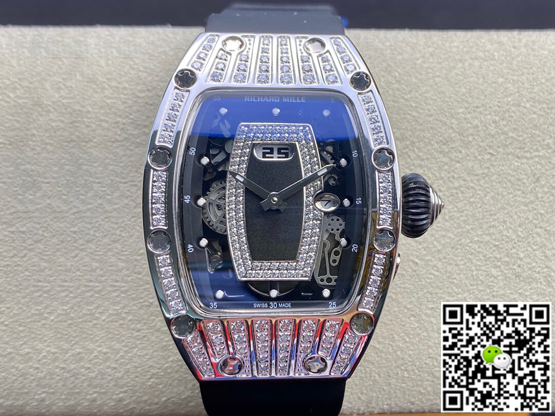 Richard Mille RM07-01 RM Factory Black Rubber Strap