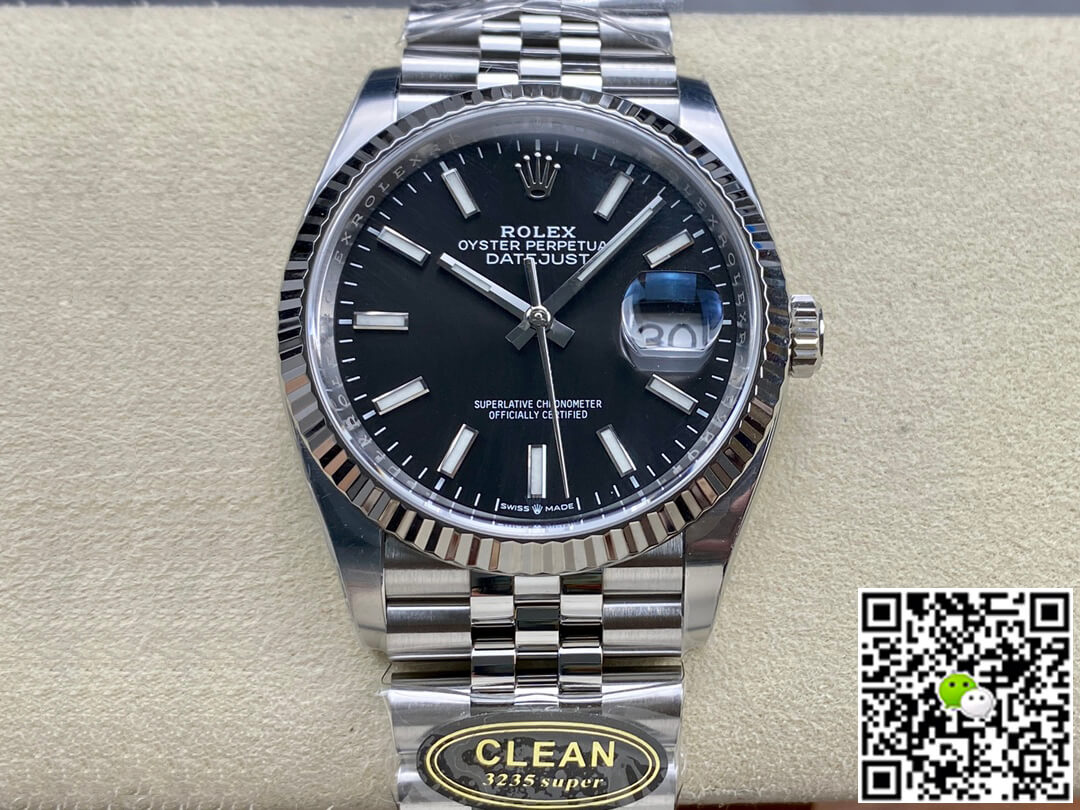 Rolex Datejust M126234-0015 36MM Clean Factory Black Dial