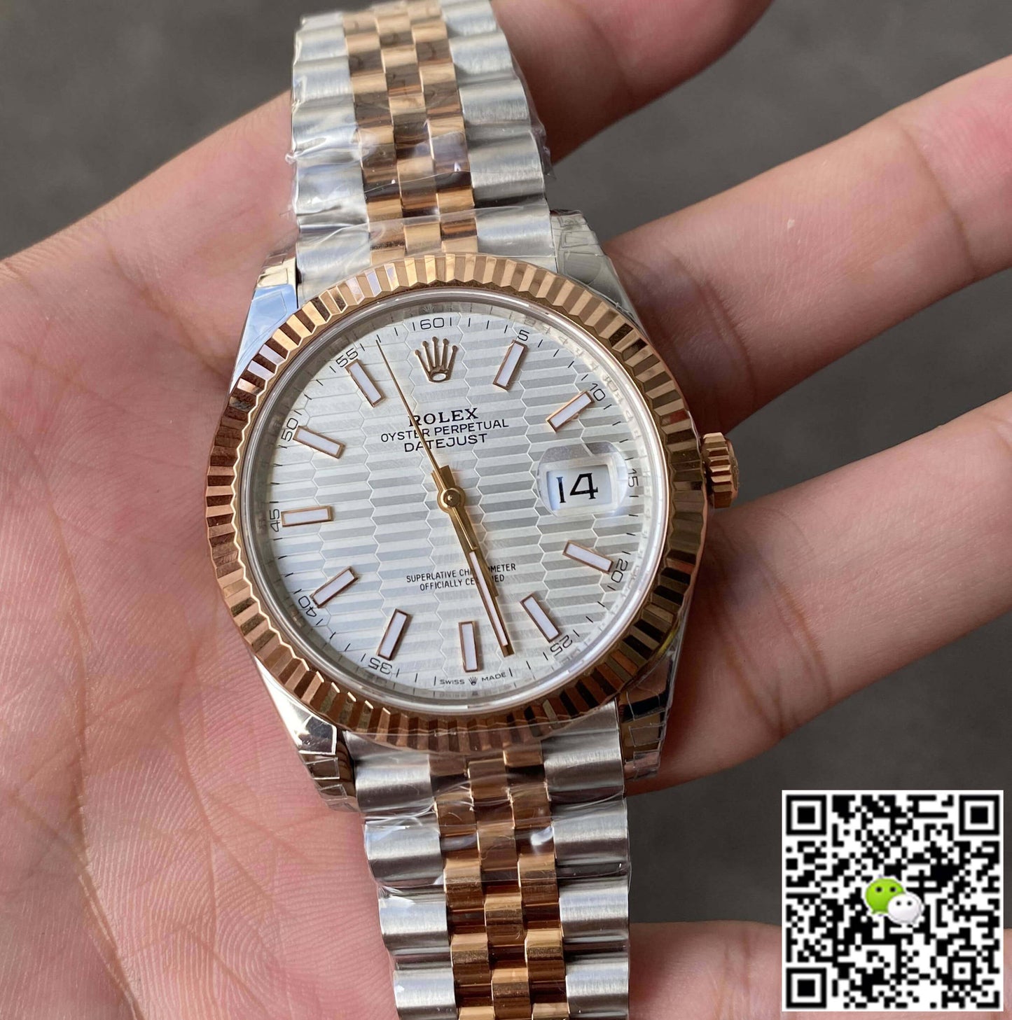 Rolex Datejust M126331-0018 41MM VS Factory Rose Gold