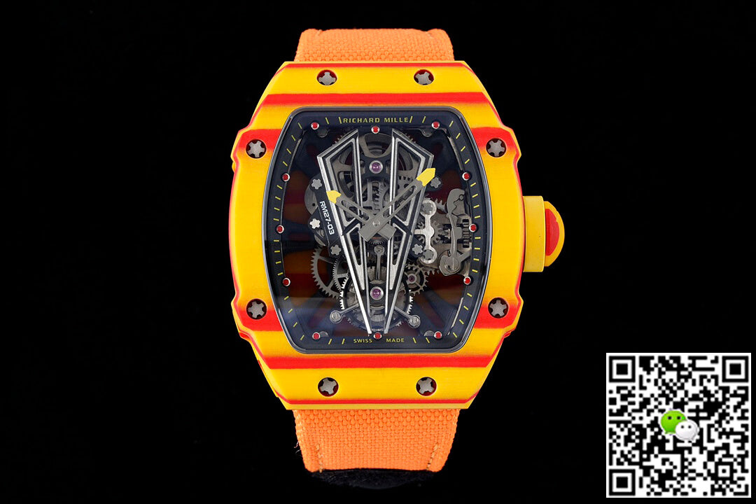 Richard Mille RM27-03 Rafael Nadal Tourbillon RM Factory Orange Strap