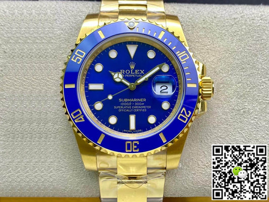 Rolex Submariner M116618LB-0003 VS Factory Yellow Gold
