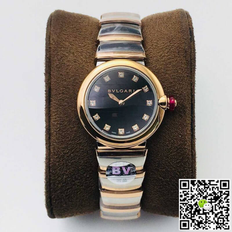 Bvlgari LVCEA BV Factory Diamond Black Dial