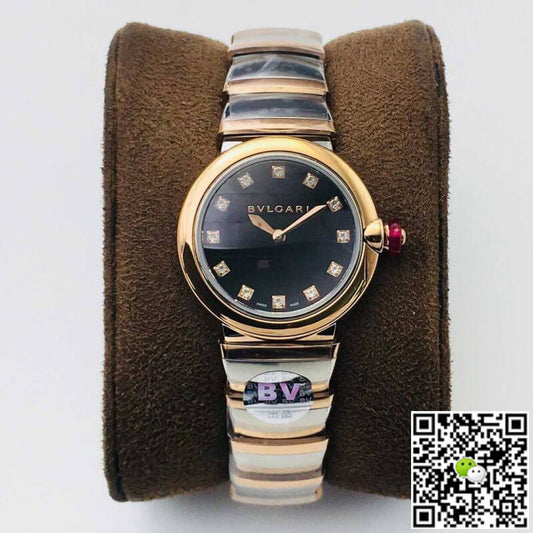 Bvlgari LVCEA BV Factory Diamond Black Dial
