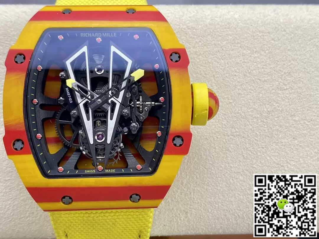 Richard Mille RM27-03 Tourbillon BBR Factory Yellow Carbon Fiber Case