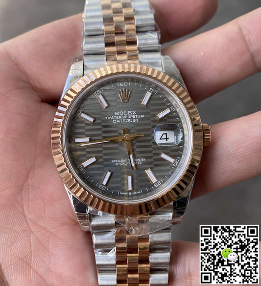 Rolex Datejust M126331-0020 41MM VS Factory Gold Bezel