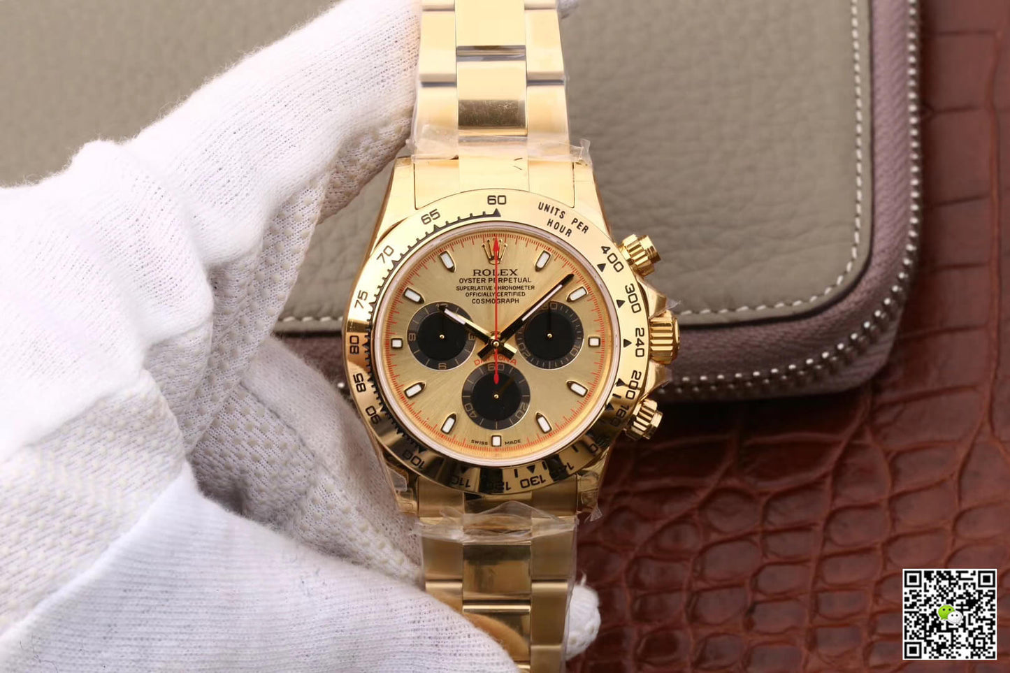 Rolex Daytona Cosmograph 116508 JH Factory Yellow Gold Dial