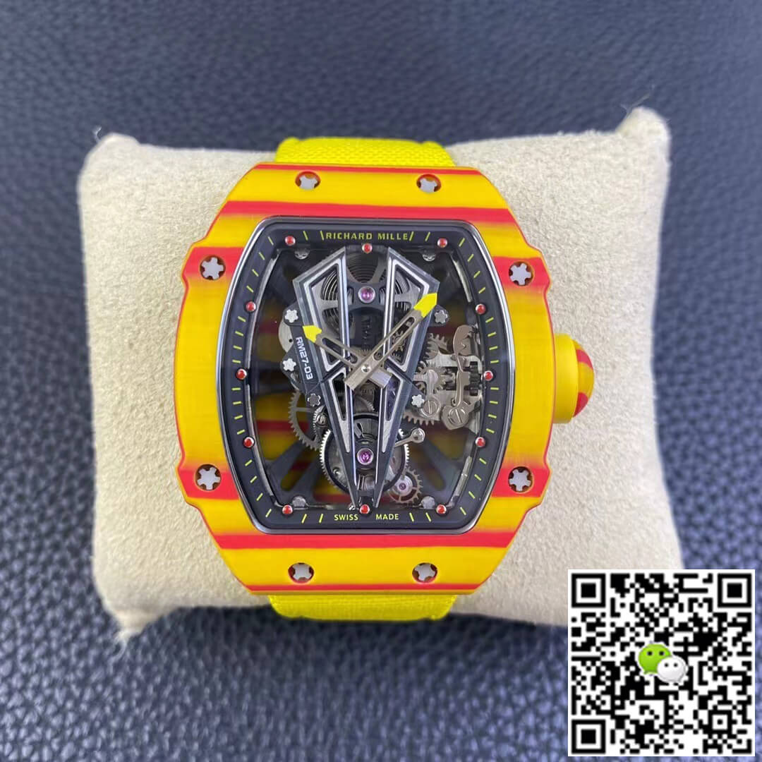 Richard Mille RM27-03 Rafael Nadal Tourbillon RM Factory Yellow Strap