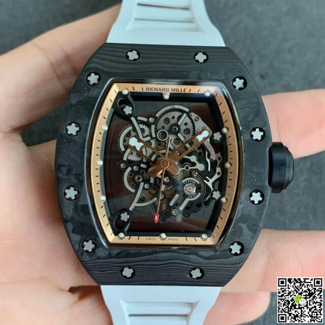Richard Mille RM055 KV Factory V2 Carbon Fiber Skeleton Dial