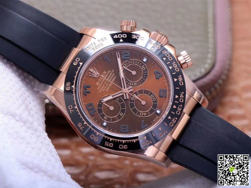 Rolex Daytona M116515LN-0015 Noob Factory Brown Dial 4130 Movement