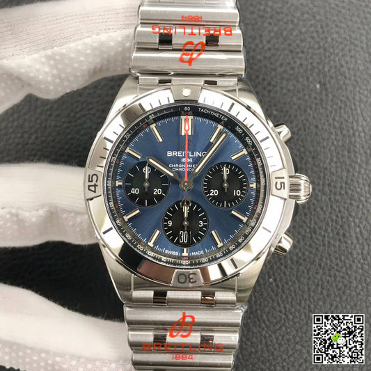 Breitling Chronomat AB0134101C1A1 GF Factory Blue Dial