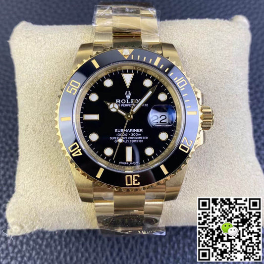 Rolex Submariner 116618LN-97208 Clean Factory Yellow Gold