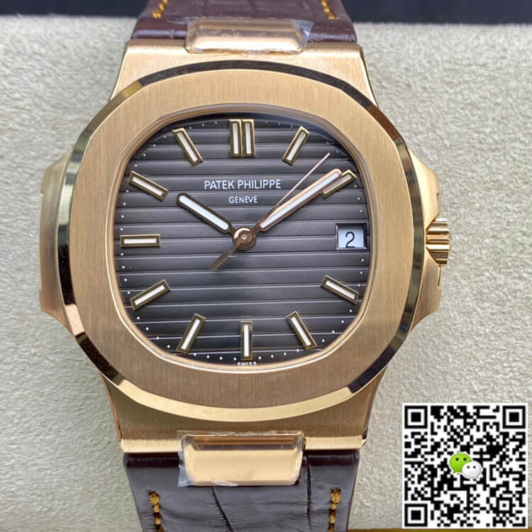 Patek Philippe Nautilus 5711R 3K Factory Rose Gold Grey Dial