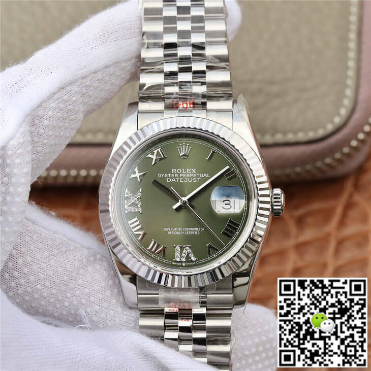 Rolex Datejust 36MM GM Factory Green Dial