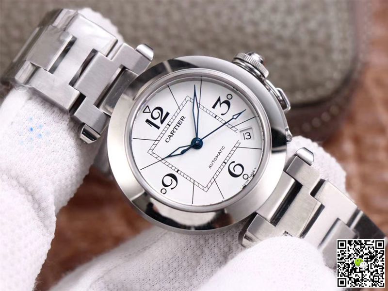 Cartier Pasha W31074M7 V9 Factory White Dial
