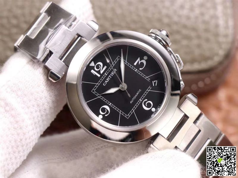 Cartier Pasha W31076M7 V9 Factory Black Dial