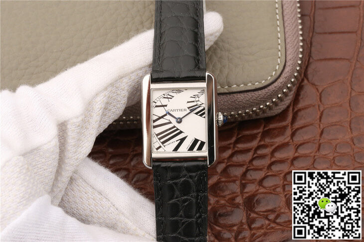 Cartier Tank W5200018 K11 Factory White Dial