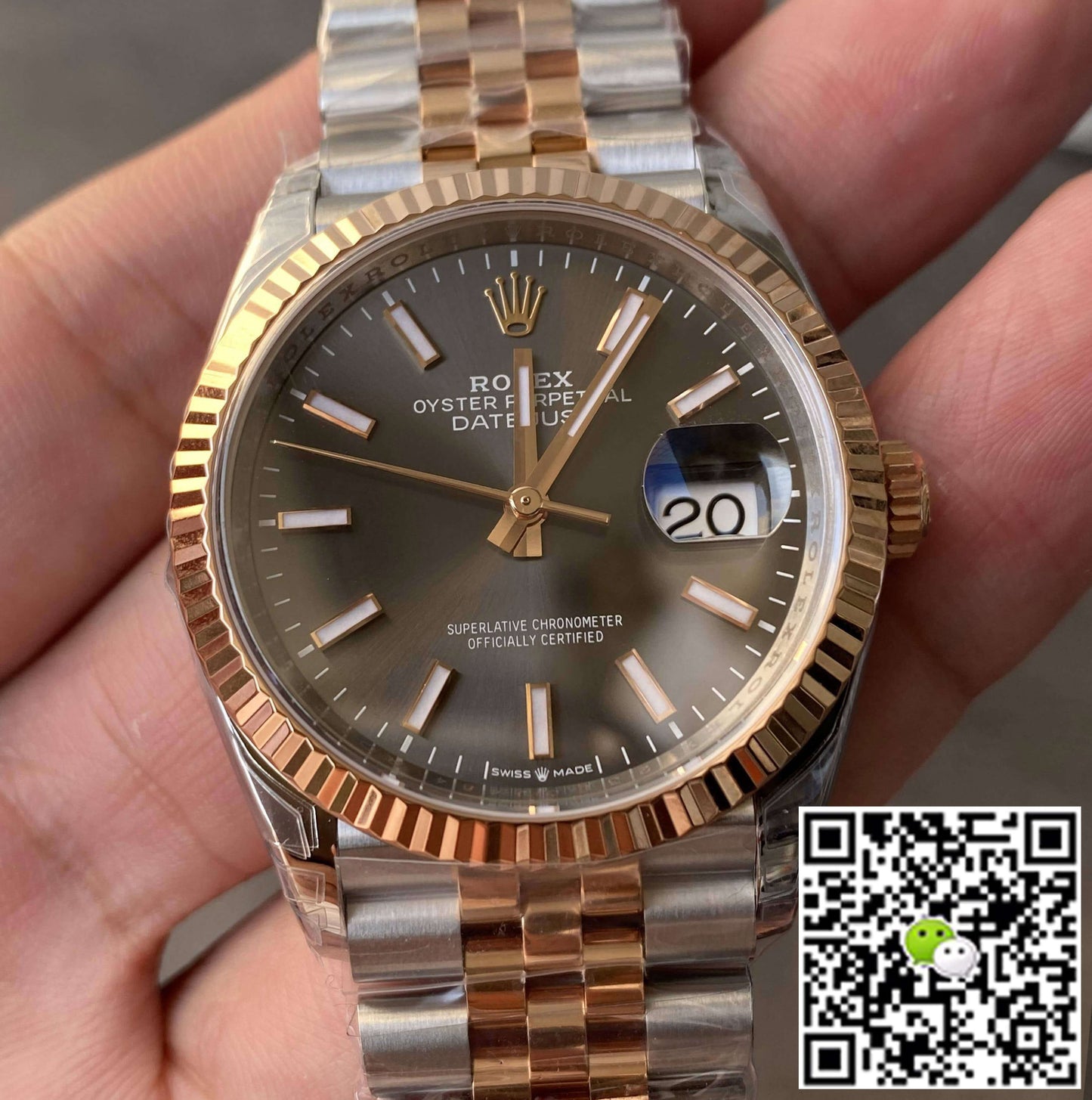 Rolex Datejust M126231-0013 36MM VS Factory Rose Gold