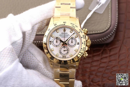 Rolex Daytona Cosmograph 116528-78598 JH Factory Yellow Gold Diamonds Dial