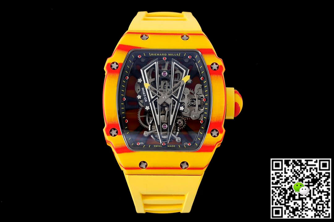 Richard Mille RM27-03 Rafael Nadal Tourbillon RM Factory Yellow Rubber Strap